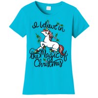 I Believe In The Magic Of Christmas Great Gift Women's T-Shirt