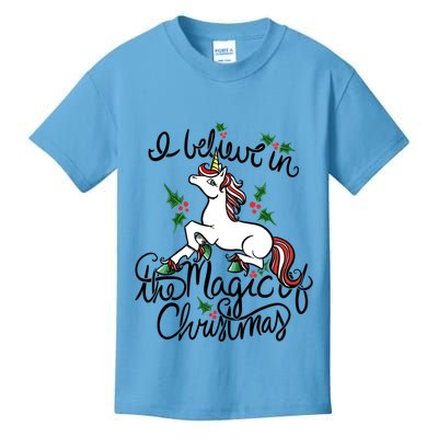 I Believe In The Magic Of Christmas Great Gift Kids T-Shirt
