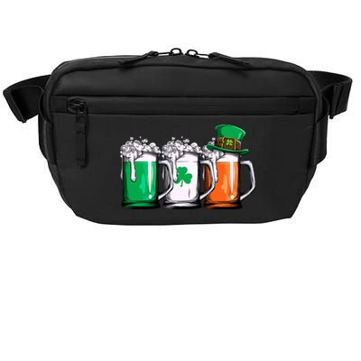 Irish Beer Ireland Flag St Patricks Day Men Women Leprechaun Crossbody Pack