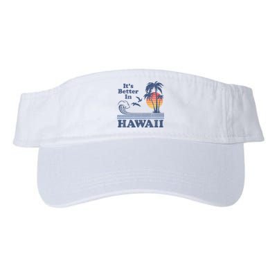 It's Better In Hawaii Beach Vacation Retro Vintage 80's 70's Visor