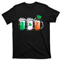 Irish Beer Ireland Flag St Patricks Day Leprechaun T-Shirt