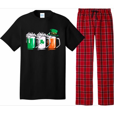 Irish Beer Ireland Flag St Patricks Day Leprechaun Pajama Set