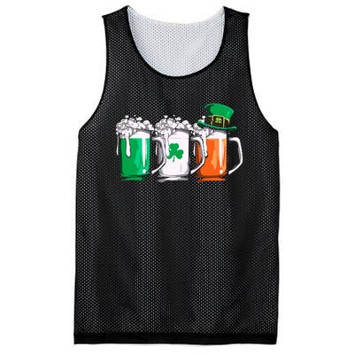 Irish Beer Ireland Flag St Patricks Day Leprechaun Mesh Reversible Basketball Jersey Tank