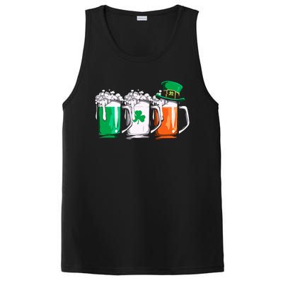 Irish Beer Ireland Flag St Patricks Day Leprechaun PosiCharge Competitor Tank