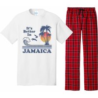 It's Better In Jamaica Jamaican Beach Retro Vintage 80's 70s Pajama Set