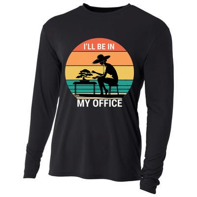 I'll Be In My Office Bonsai Sunset  Cooling Performance Long Sleeve Crew