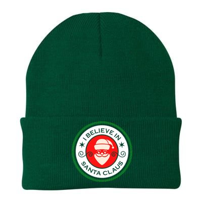 I Believe In Santa Claus Christmas Holiday Great Gift Knit Cap Winter Beanie