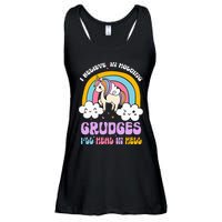 I Believe In Holding Grudges Ill Heal In Hell Rainbow Ladies Essential Flowy Tank