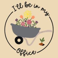 I'll Be In My Office Garden Funny Distressed Gardening Bag