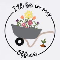 I'll Be In My Office Garden Funny Distressed Gardening Sustainable Bucket Hat