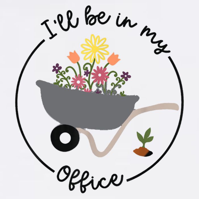 I'll Be In My Office Garden Funny Distressed Gardening Sustainable Bucket Hat