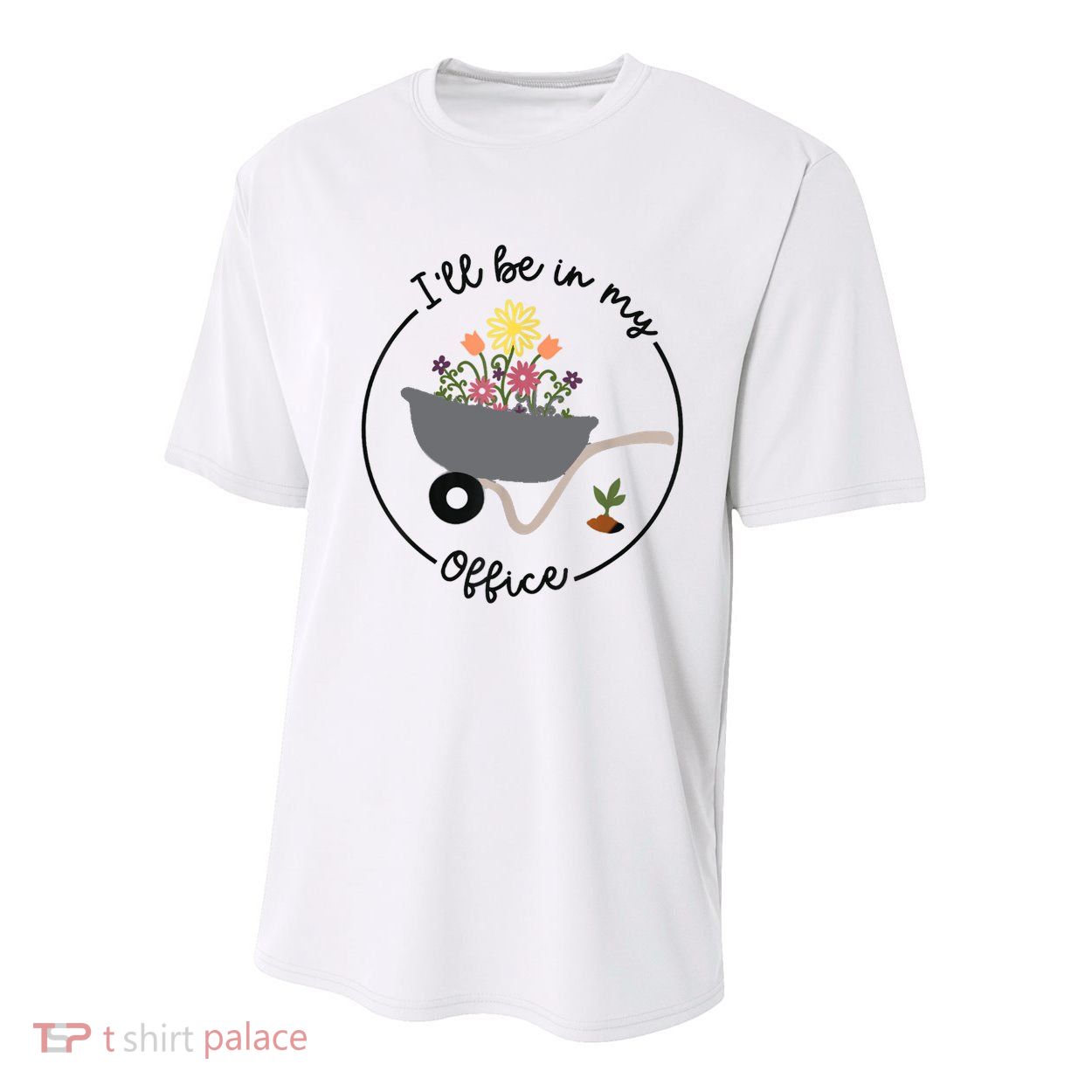 I'll Be In My Office Garden Funny Distressed Gardening Youth Performance Sprint T-Shirt