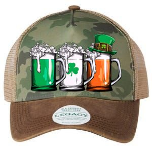 Irish Beer Ireland Flag St Patricks Day Legacy Tie Dye Trucker Hat