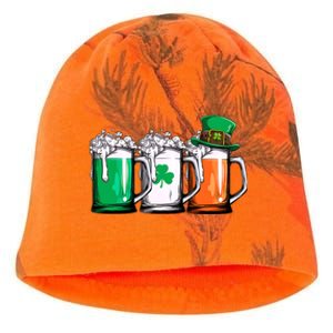 Irish Beer Ireland Flag St Patricks Day Kati - Camo Knit Beanie