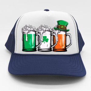 Irish Beer Ireland Flag St Patricks Day Trucker Hat