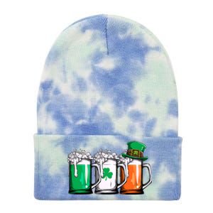 Irish Beer Ireland Flag St Patricks Day Tie Dye 12in Knit Beanie