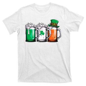 Irish Beer Ireland Flag St Patricks Day T-Shirt