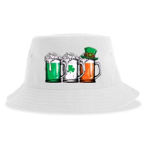 Irish Beer Ireland Flag St Patricks Day Sustainable Bucket Hat