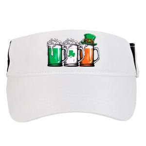 Irish Beer Ireland Flag St Patricks Day Adult Drive Performance Visor