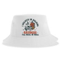 I Believe In Holding Grudges Ill Heal In Hell Sustainable Bucket Hat