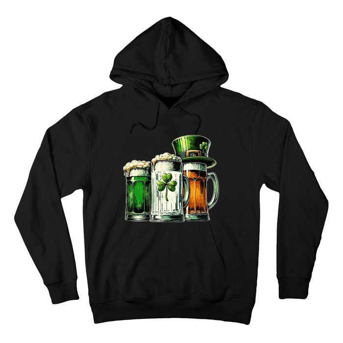 Irish Beer Ireland Flag St Patricks Day Hoodie