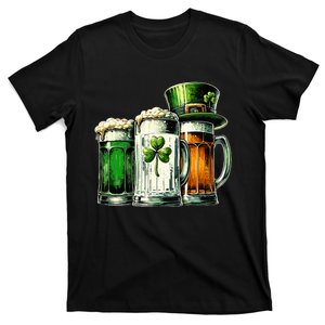 Irish Beer Ireland Flag St Patricks Day T-Shirt