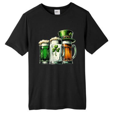 Irish Beer Ireland Flag St Patricks Day Tall Fusion ChromaSoft Performance T-Shirt