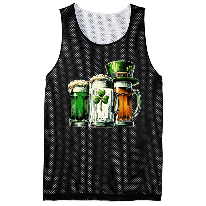 Irish Beer Ireland Flag St Patricks Day Mesh Reversible Basketball Jersey Tank