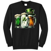 Irish Beer Ireland Flag St Patricks Day Tall Sweatshirt