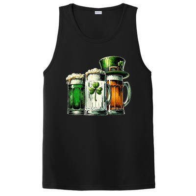 Irish Beer Ireland Flag St Patricks Day PosiCharge Competitor Tank