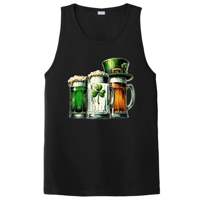 Irish Beer Ireland Flag St Patricks Day PosiCharge Competitor Tank