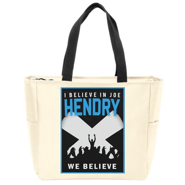 I Believe In Hendry Joe We Believe Zip Tote Bag