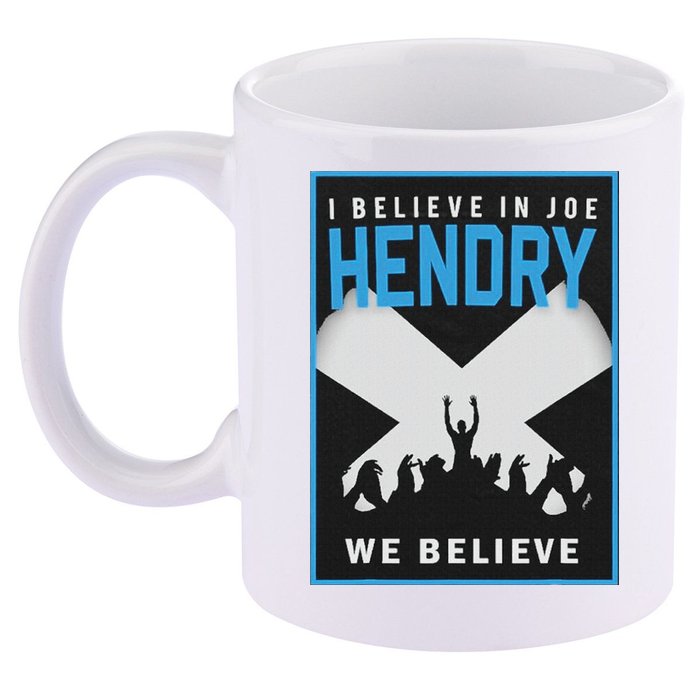 I Believe In Hendry Joe We Believe 11oz C Handle Ceramic Mug