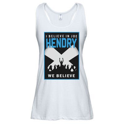 I Believe In Hendry Joe We Believe Ladies Essential Flowy Tank