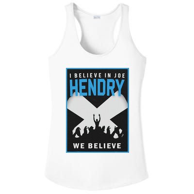 I Believe In Hendry Joe We Believe Ladies PosiCharge Competitor Racerback Tank