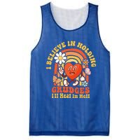 I Believe In Holding Grudges Ill Heal In Hell Rainbow Heart Mesh Reversible Basketball Jersey Tank