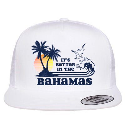 It's Better In The Bahamas Vintage 80s 70s Graphic Flatbill Hat