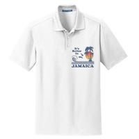 ItS Better In Jamaica Jamaican Beach Retro Vintage 80S 70s Dry Zone Grid Polo