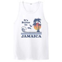 ItS Better In Jamaica Jamaican Beach Retro Vintage 80S 70s PosiCharge Competitor Tank