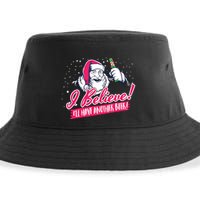 I Believe Ill Have Another Beer Funny Santa Claus Sustainable Bucket Hat