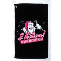 I Believe Ill Have Another Beer Funny Santa Claus Golf Towel