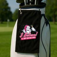 I Believe Ill Have Another Beer Funny Santa Claus Golf Towel