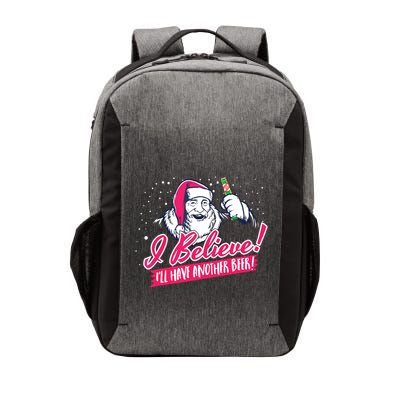 I Believe Ill Have Another Beer Funny Santa Claus Vector Backpack