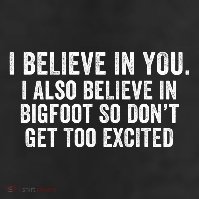 I Believe In You But I Also Believe In Bigfoot So DonT Get Too Excited 11oz C Handle Ceramic Mug