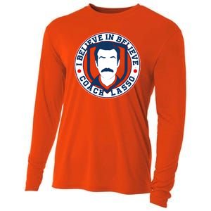 I Believe In Believe Coach Lasso Emblem Cooling Performance Long Sleeve Crew