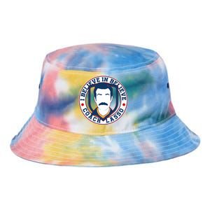 I Believe In Believe Coach Lasso Emblem Tie Dye Newport Bucket Hat