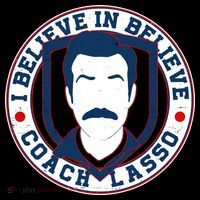 I Believe In Believe Coach Lasso Emblem Button