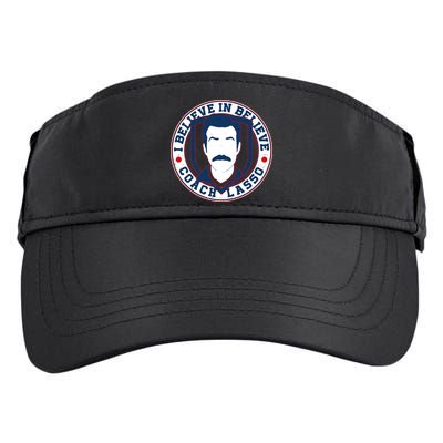 I Believe In Believe Coach Lasso Emblem Adult Drive Performance Visor