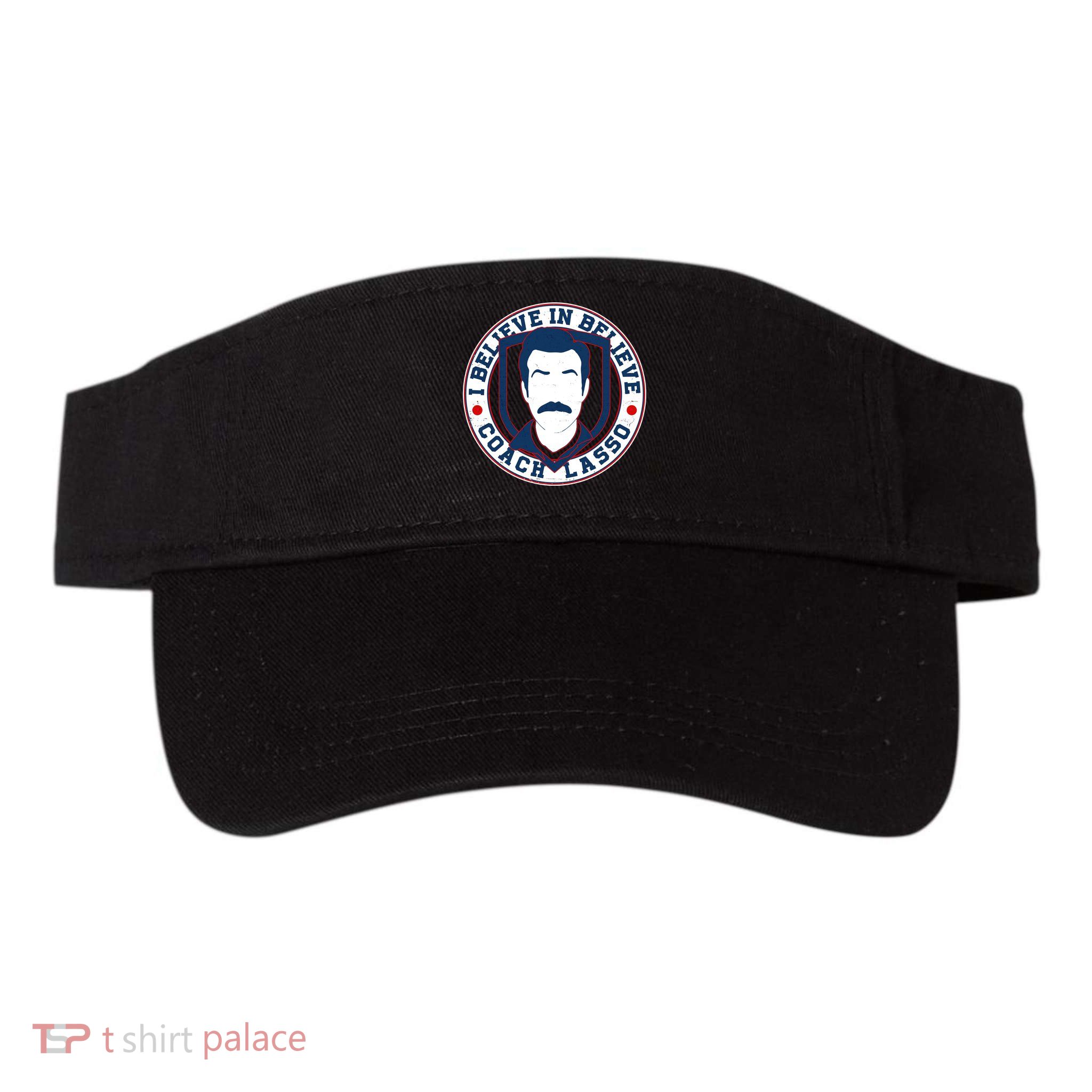 I Believe In Believe Coach Lasso Emblem Valucap Bio-Washed Visor
