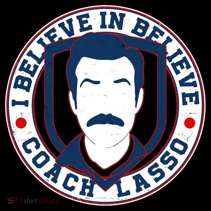 I Believe In Believe Coach Lasso Emblem Kids T-Shirt